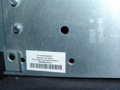688038-001 643705-001 HP SFF DRIVE CAGE /& BACKPLANE FOR PROLIANT DL380p G8 GEN8