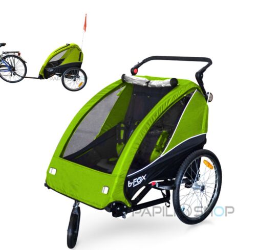 B-FOX Rimorchio carrello pieghevole per bici bicicletta bimbo bambini passeggino