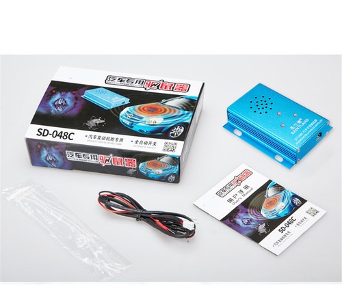 Blue Mouse Repeller Ultrasonic Pest Control Mice Under Hood in Car For Mice Ants