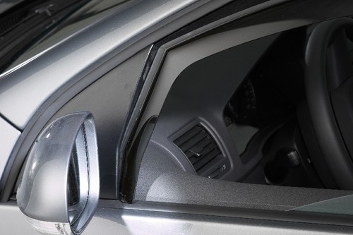 mit ABE Tiefschwarz Climair Windabweiser Mazda 6 Typ GJ//GH 4//5-Türer ab 2012