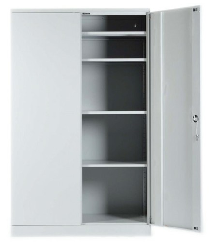 Stahlschrank Metallschrank Materialschrank Lagerschrank 195 x 120 x 60 cm Stahl