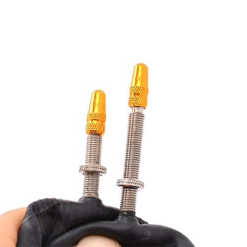 Bike MTB Aluminium Presta Valve Cap Dust Cover Bicycle Fixie Road Race 2pcs