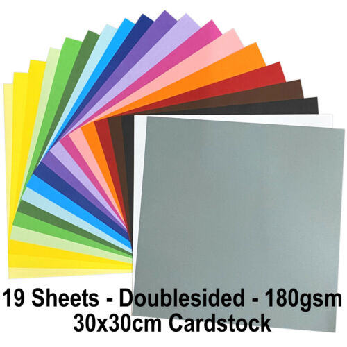 12"x12" Doublesided 180gsm Cardstock Paper Scrapbooking Card Making Cards New 