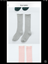 Spanish style ribbed baby boy girl unisex knee high over the knee socks age 0-3