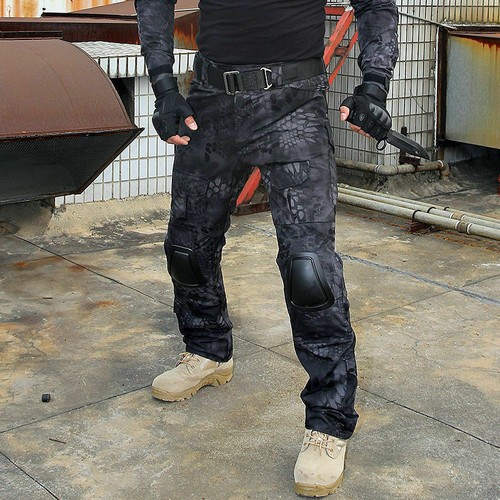 Tactical Military Hunting EDU Combat Airsoft Gen3 Pants with Knee Pads