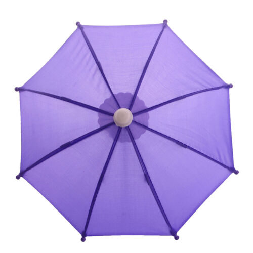 Mini Solid Color Beads Girls Doll Accessory Rain Umbrella Play Toy Kids Gift