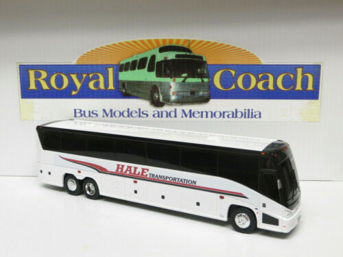 Hale Transportation NY on an 11/" Brand New Mold MCI /"J/"  Plastic Bank Bus