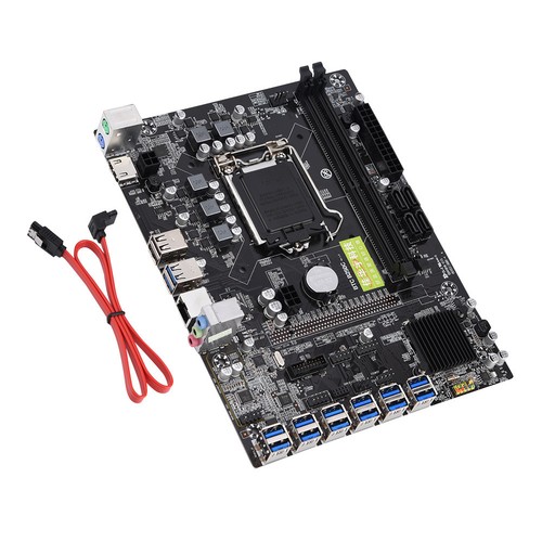 For Intel B250 12GPU Mining Motherboard USB PCI-E 16x DDR4 2800//3000MHZ LGA1151