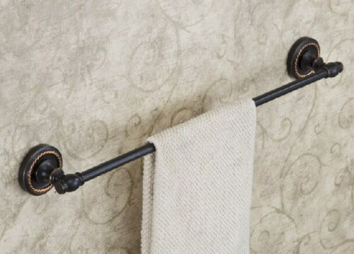 Bathroom Accessory Oil Rubbed Bronze Wall Mounted Single Towel Bar Holder Qba212 