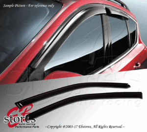 2pc JDM Visors Rain Guard Deflector For Jeep Wrangler 2007-2016 07-16 2Door Only