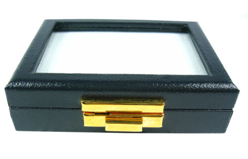 Details about  / 6 PCS OF TOP GLASS JEWELRY GEM DISPLAY BOX CASE GOLD LOCKER 8X10CM 3.1X3.9INCH