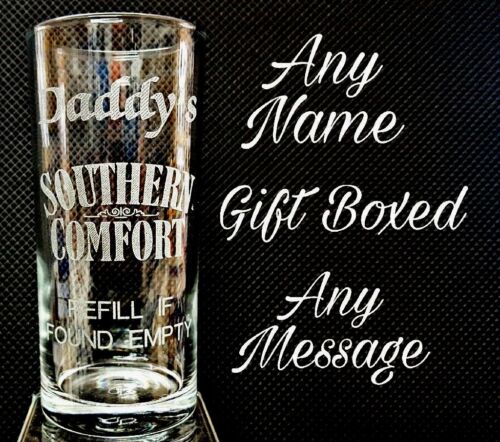 PERSONALISED SOUTHERN COMFORT GLASS USHER GIFT FATHER OF THE GROOM GIFT WEDDING 