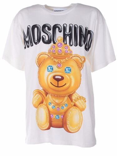 SS17 Moschino Couture Jeremy Scott Indian Crowned Teddy Bear Princess T-shirt