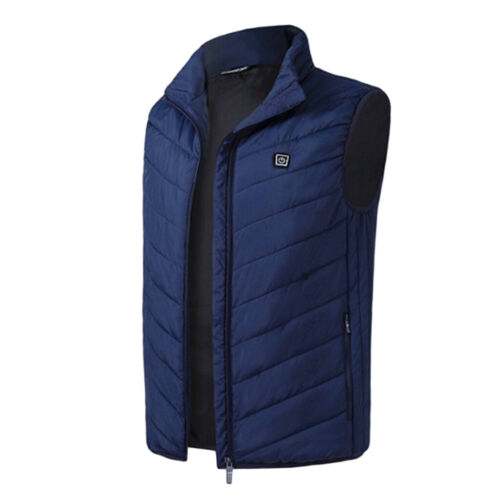 Men/'s Lightweight Insulated Electric Heated Vest Adjustable Sport Waistcoat