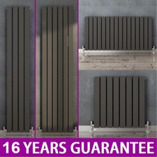 Anthracite Vertical Horizontal Designer Radiator Flat Panel Central Heating Rads