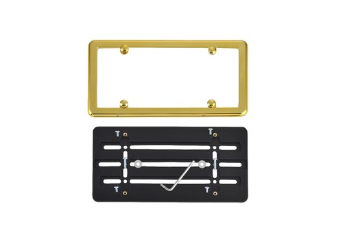 Front Bumper License Plate Bracket GOLD Frame for ISUZU FREE SHIPPING