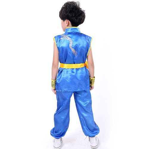 Hot Child Costumes Martial Arts Wear Kung Fu Dress Ethnic Performance Clothing