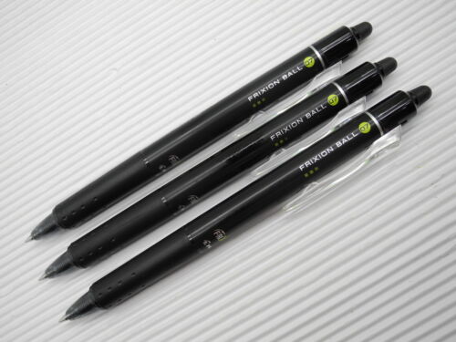 Details about  / 3pcs NEW FRIXION retractable  PILOT 0.7mm roller ball pen RED