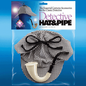 Hat /& Pipe Set Detective Hat and Pipe Accessories for the Classic Detective