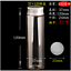 Wholesale diameter 37 mm Clear Glass Bottle Screw Aluminum lid Borosilicate