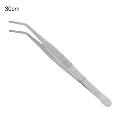 Plating Chef Kitchen Tool BBQ Clip Barbecue Tongs Food Tweezer Stainless Steel 
