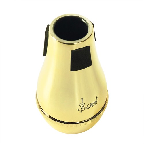 Practice Straight Cup Dämpfer für Tenor Posaunen Teile Golden 13,2 cm