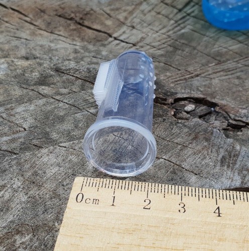 Fingerzahnbürste Babyzahnbürste Baby Silikon mit Massagenoppen DE HÄNDLER
