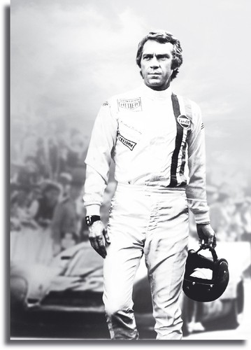 Steve McQueen Le Mans Vintage Giant CANVAS PRINT A0 A1 A2 A3 A4 Sizes