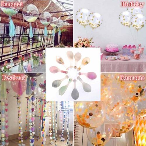 12/'/' 10color foil confetti latex balloons helium wedding birthday party decoRSDE