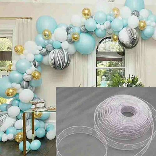 5M Ballons Chain Connector Tape Ballon Hochzeit Geburtstag Ballons Bogenhalter 