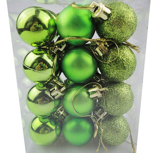 Christmas Tree Decor Hanging Party Ornament  Baubles Ball Gift 24 Pieces