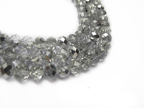 Abalorios de vidrio esmerilado perlas faceteados cristal 2//3mm 3//4mm 4//6mm 6//8mm 8//10mm