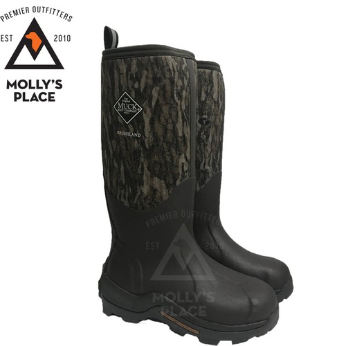 Muck WET-MOB2 Men/'s Brushland Cold Conditions Hunting Boot Mossy Oak Bottomland