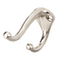 BOX OF 10 Satin Nickel Robe,Coat,Hat Hooks Double