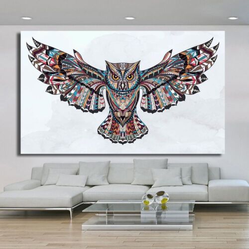 Fly The Wings Of The Owl Modern Canvas Oil Painting Wall Art Pictures Home Decor