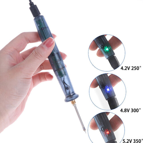 Mini Portable USB Powered Soldering Iron Pen/Tip Touch Switch kit 5V 8W AE 