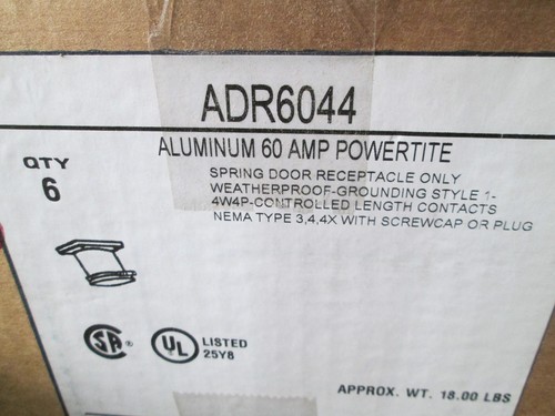 ADR6044 APPLETON 4W-4P RECEPTACLE