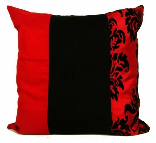 Red 100% Silk Decorative Cushions & Pillows