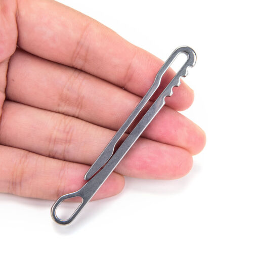 Stainless steel Pocket Suspension Clip EDC Key Tools Keychain10KG Load Holder F~ 