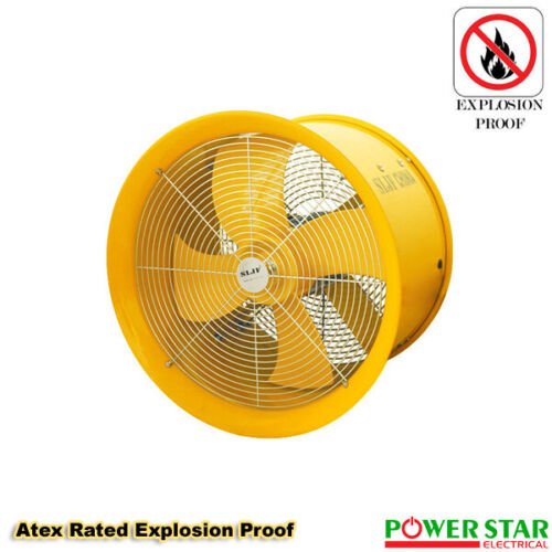 Axial Canopy Extractor Commercial Exhaust Cased Powerful Fan Industrial Atex EX 