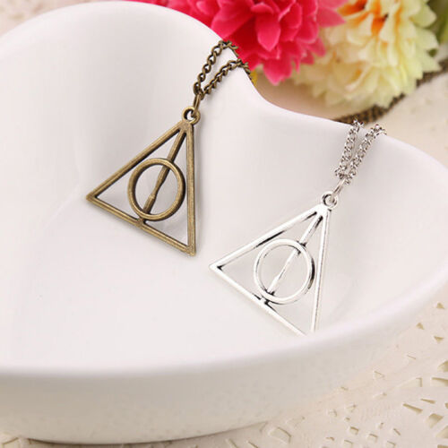 Fashion Triangle Hot movie deathly hallows movie pendant necklace Harry Potter 