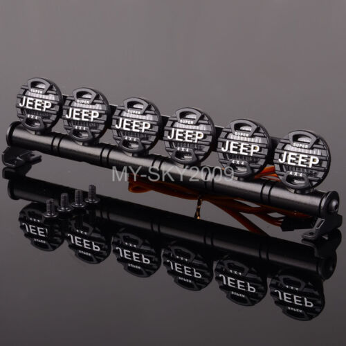 JEEP Multi Function Ultra LED Light Bar For RC Off-Road Truck Car D90,CC01,SCX10