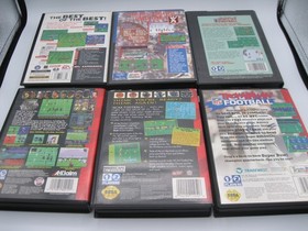 Sega Genesis Model 2 MK-1631 Console Bundle Lot - Tested - Includes 12 Games