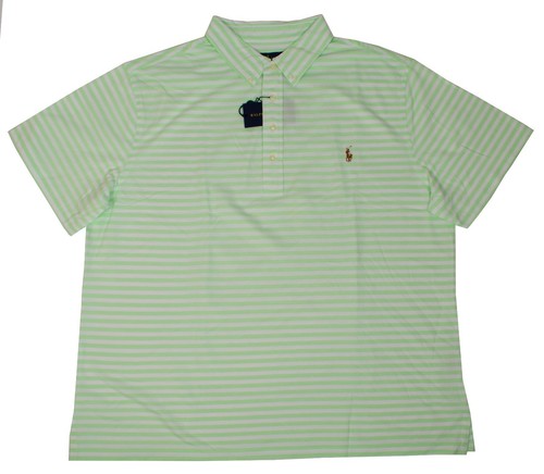 POLO RALPH LAUREN BIG TALL MEN/'S KNIT OXFORD COTTON SHIRTS BLUE WHITE GREEN PONY