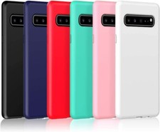 Silikon Hülle für Samsung Galaxy S10 Handy Schutzhülle Slim Case Cover Tasche