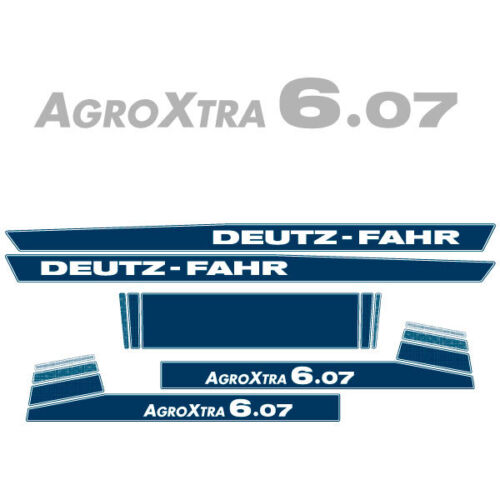 6.17 tractor pegatinas 4.47 4.57 4.17 6.07 Deutz-Fahr agroxtra 4.07