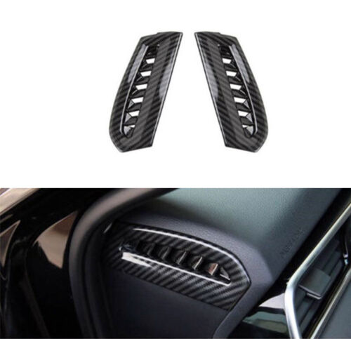 2x Inner Side Console Air Vent Outlet Trim Carbon Fiber o For TOYOTA CAMRY 18-19