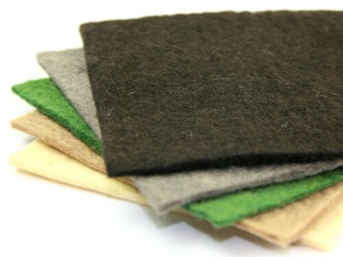 per pack of 5 Habico Extra Thick Wool Felt HF116-M 