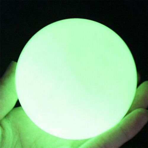 Details about  / 35mm Glow In The Dark Stone Green Luminous Quartz Crystal Sphere Ball With Stand