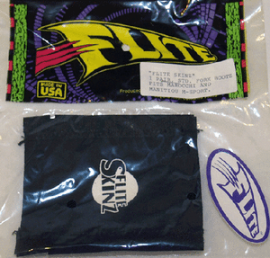 Old School Flite Skins Standard Fork Boots Black NEW!